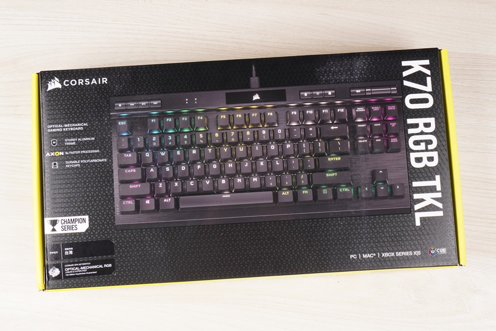 CORSAIR USB-C K70 RGB TKL 銀軸 日本語配列 gorilla.family